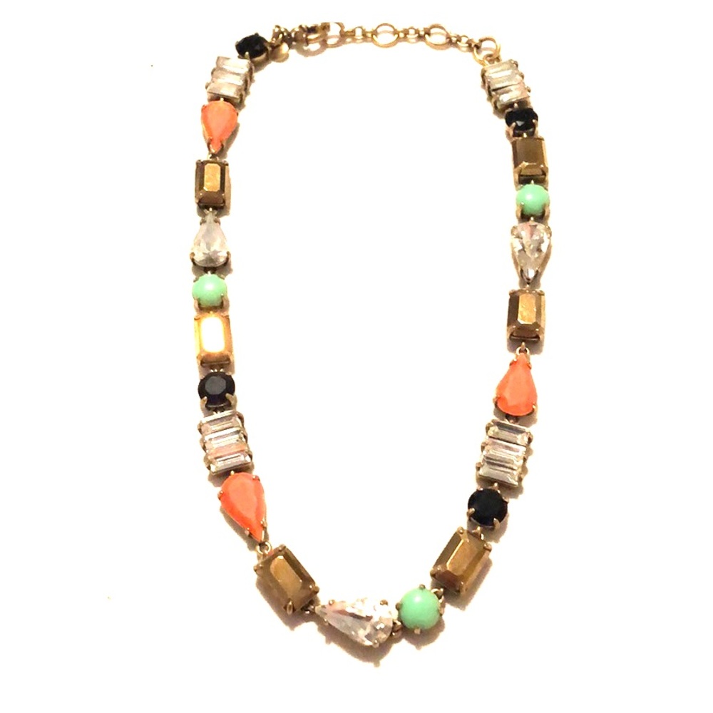 Gemstone costume necklace
